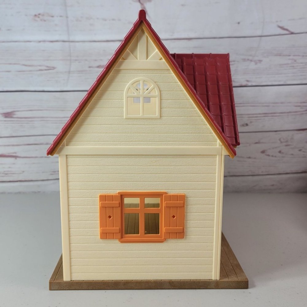 Sylvanian Calico Critters Cozy Cottage Dollhouse Playhouse House Only 2 Stories - Picture 5 of 12